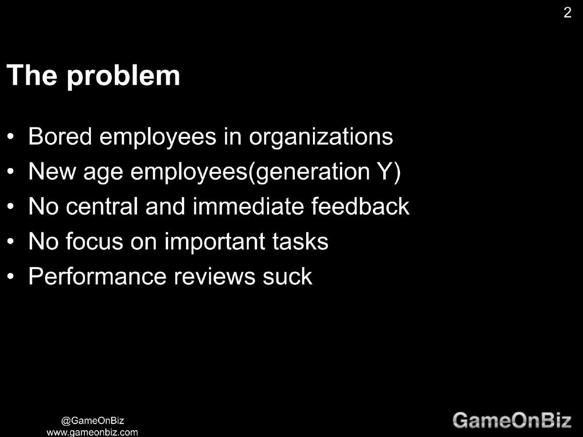 GameOnBiz pitch deck slide 2 of 11