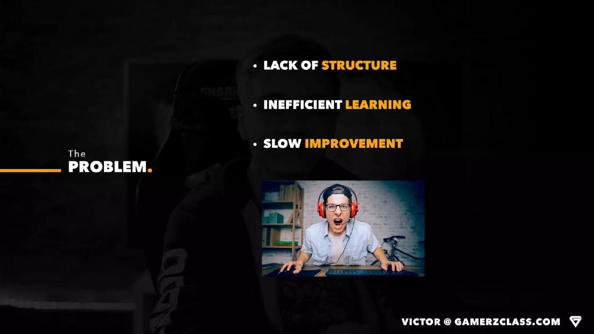 GamerzClass pitch deck slide 2 of 8