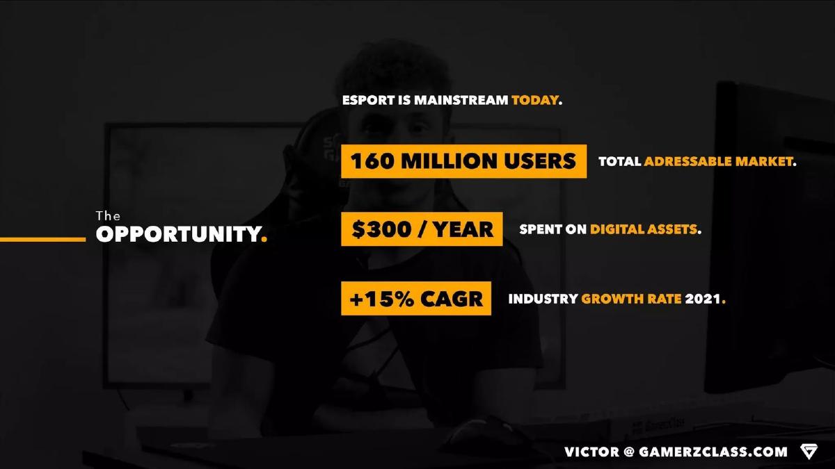 GamerzClass pitch deck slide 6 of 8