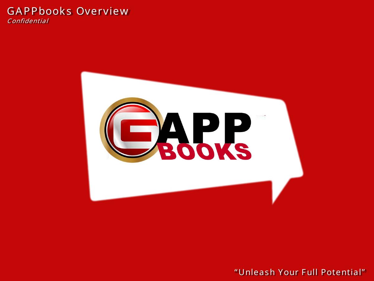 GAPPbooks pitch deck slide 1 of 18
