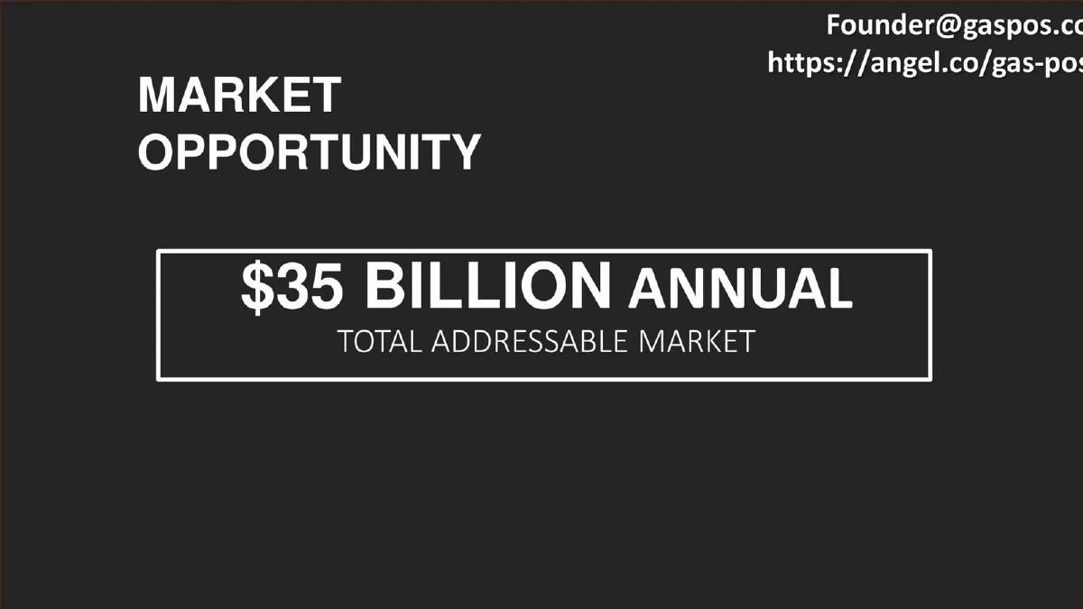 Gas Pos pitch deck slide 5 of 7