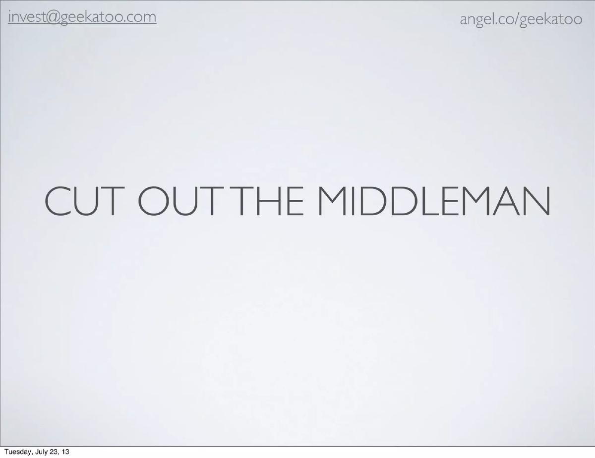 Geekatoo pitch deck slide 3 of 16