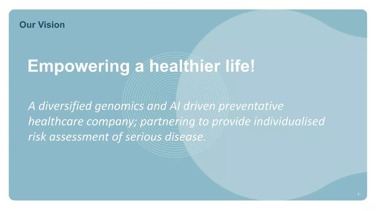 Genetic Technologies pitch deck slide 5 of 20
