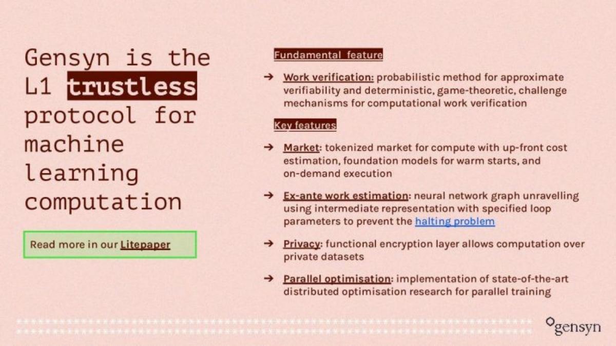 Gensyn pitch deck slide 5 of 12