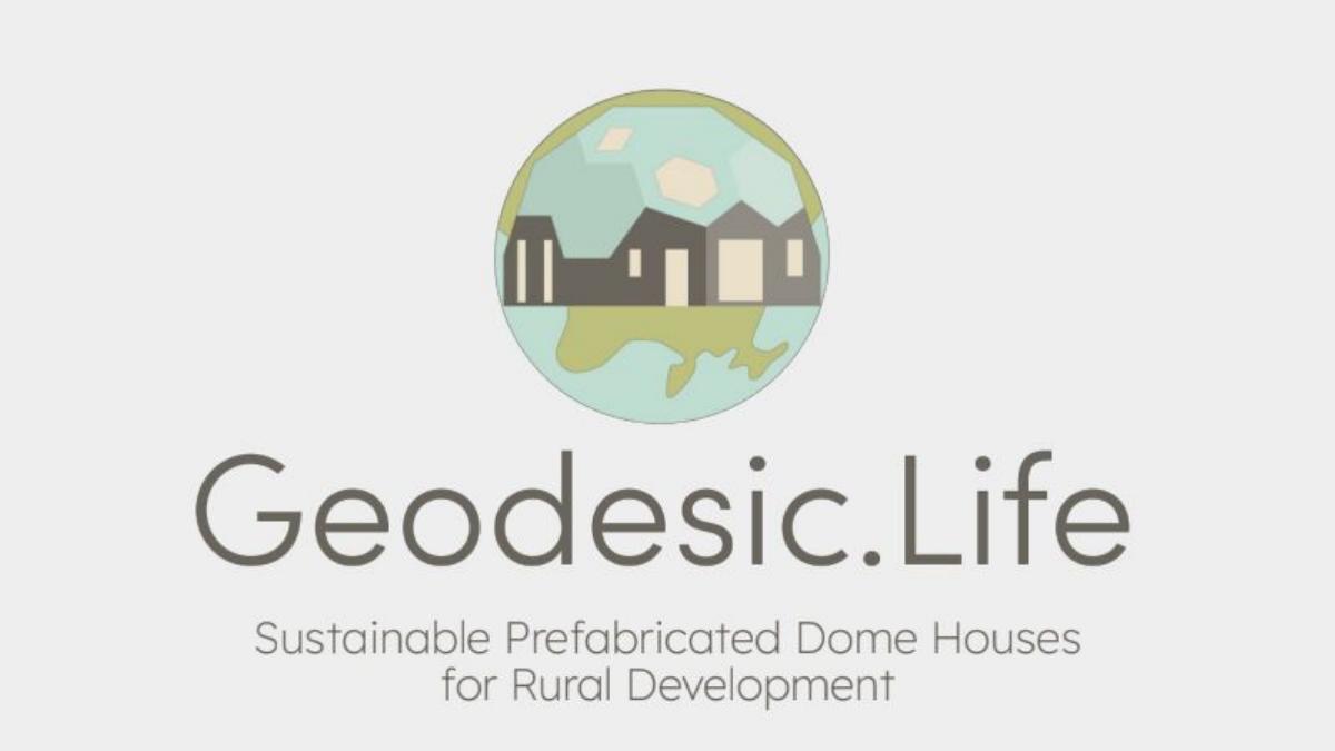 Geodesic.Life pitch deck slide 1 of 14