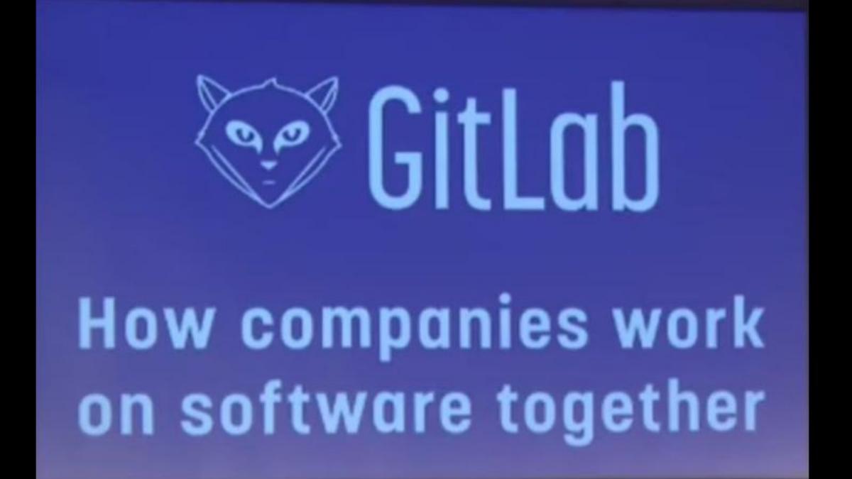 GitLab pitch deck slide 1 of 9