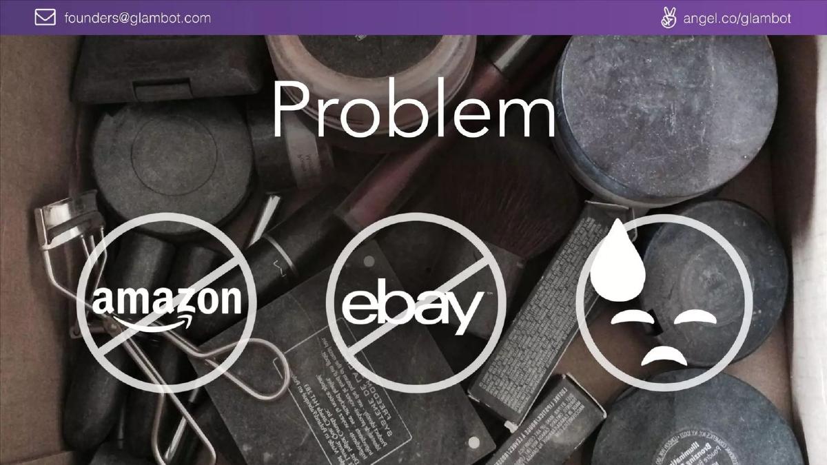Glambot pitch deck slide 4 of 8