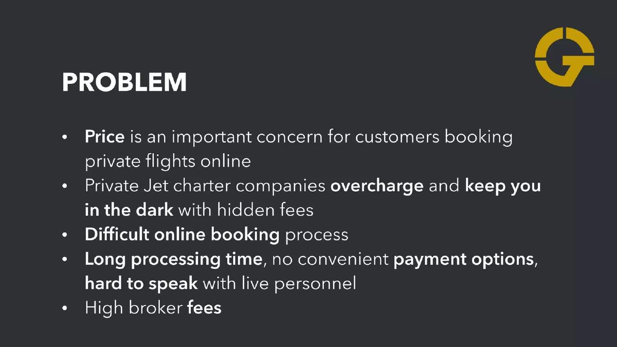 Glyde pitch deck slide 2 of 14