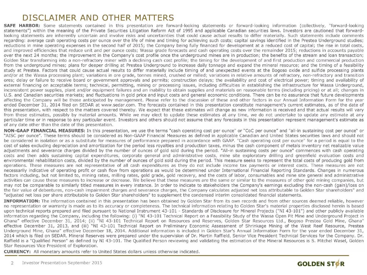Golden Star pitch deck slide 2 of 24