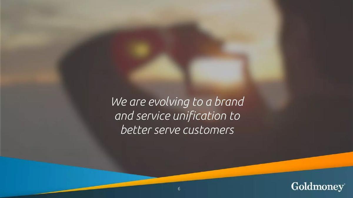 Goldmoney Inc. pitch deck slide 6 of 34