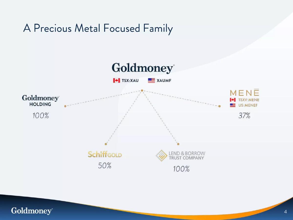 Goldmoney pitch deck slide 4 of 25