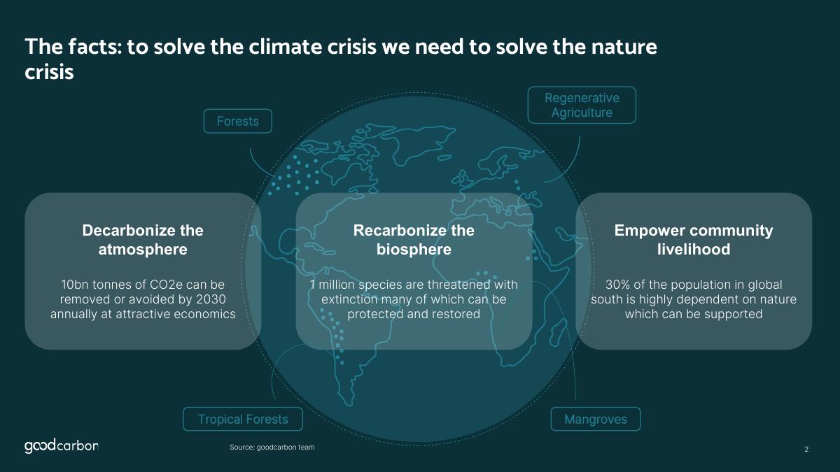goodcarbon pitch deck slide 2 of 18
