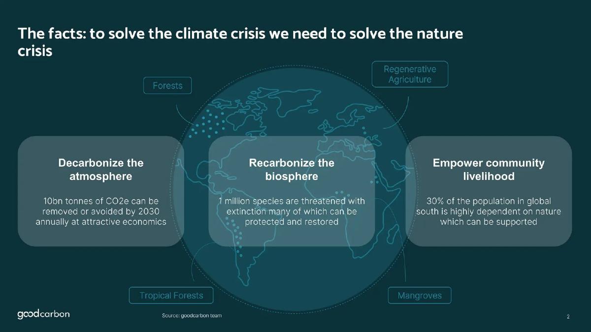 Goodcarbon pitch deck slide 2 of 18