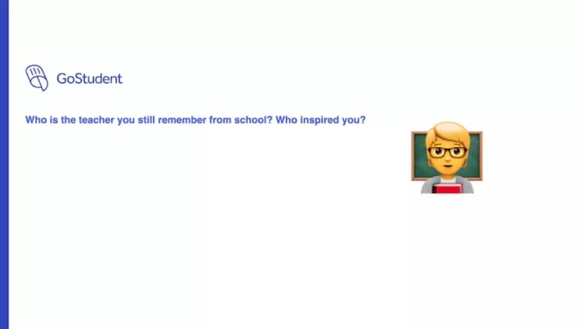 GoStudent pitch deck slide 2 of 19