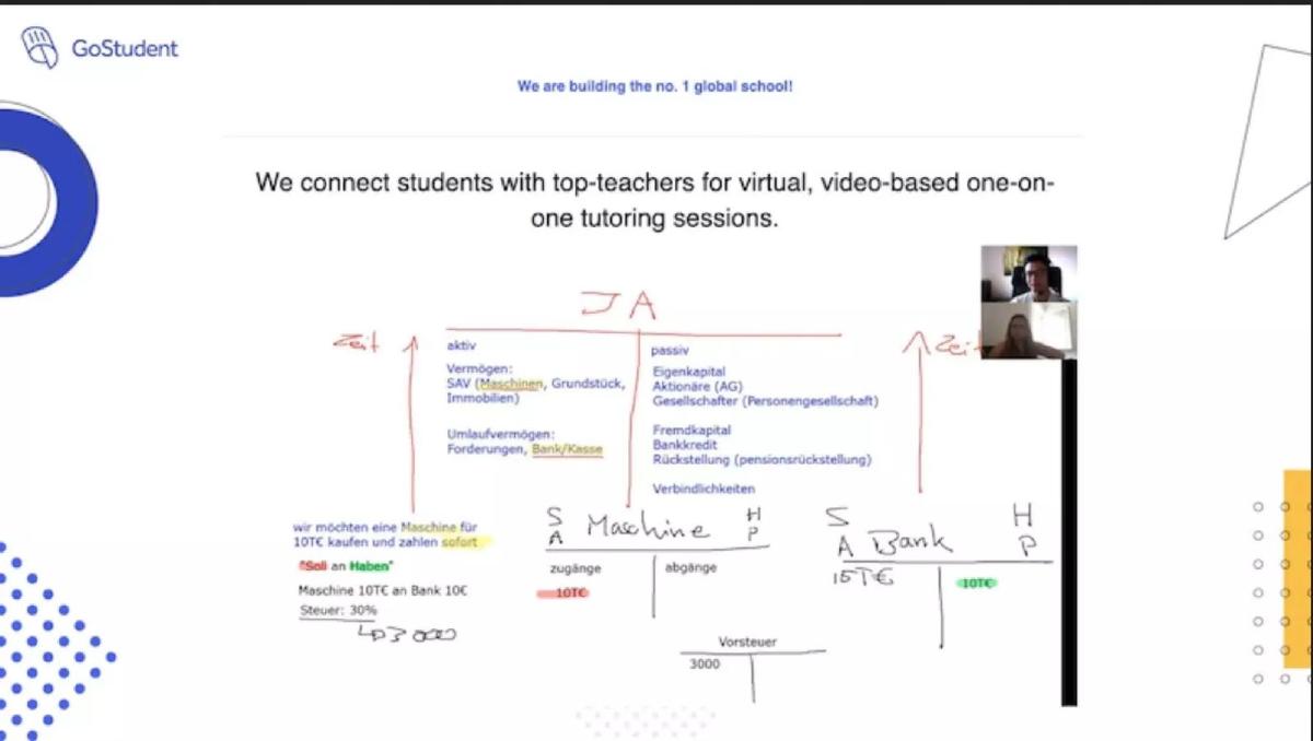 GoStudent pitch deck slide 5 of 19
