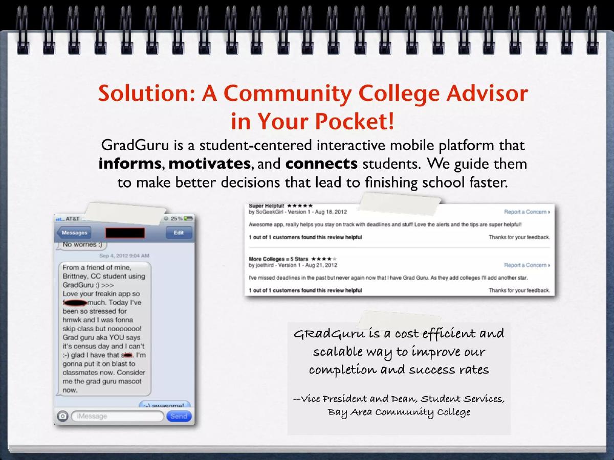 GradGears (GradGuru) pitch deck slide 3 of 10