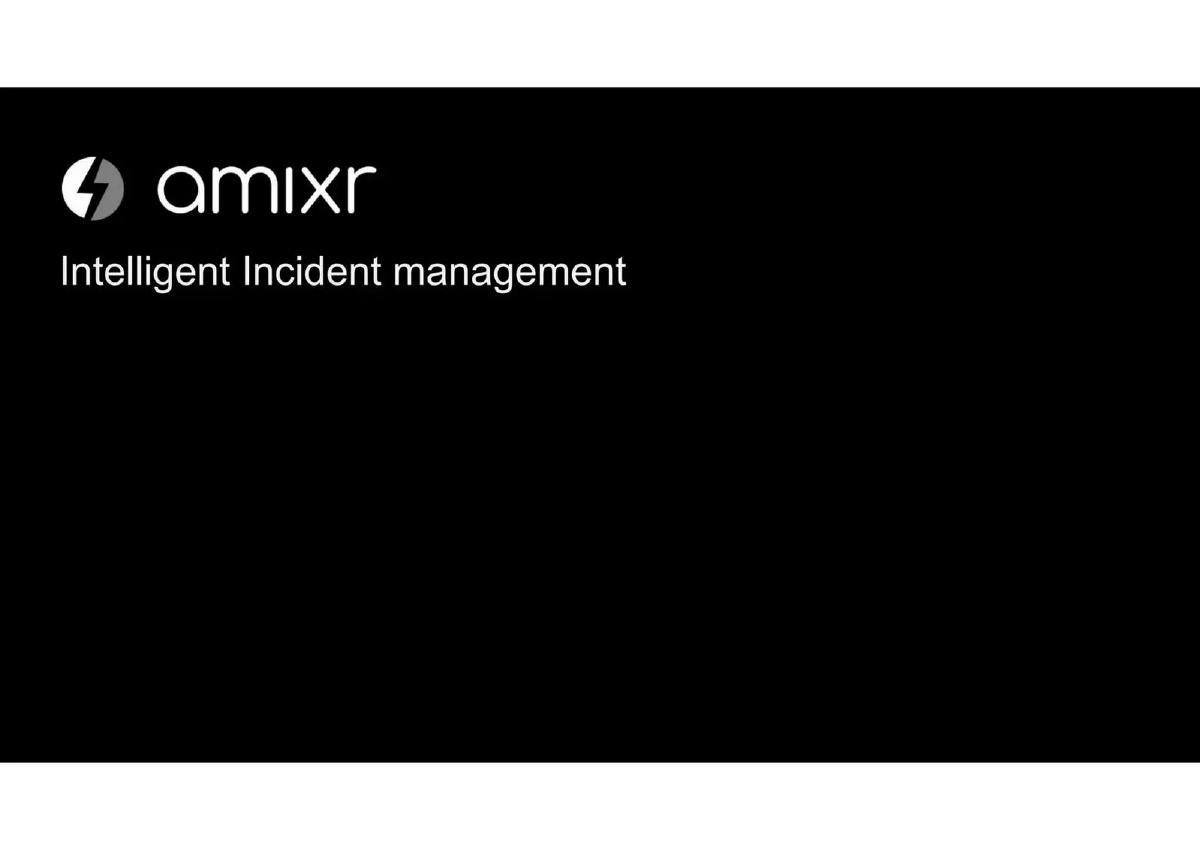 Amixr (Acquired by Grafana Labs) pitch deck slide 1 of 16