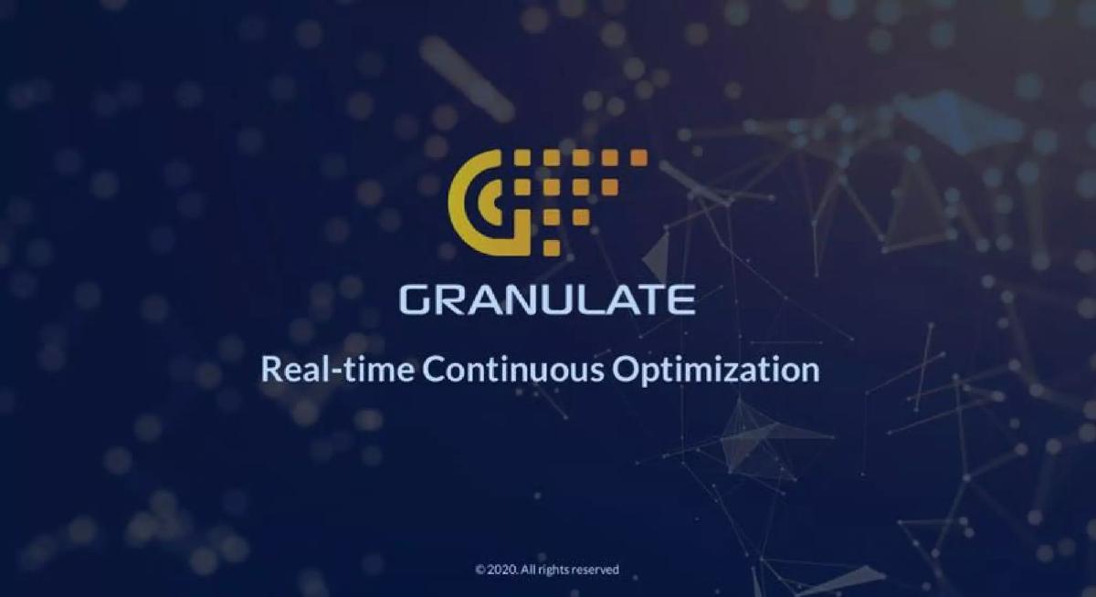 Granulate pitch deck slide 1 of 12