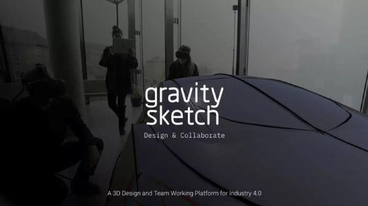Gravity Sketch pitch deck slide 1 of 17