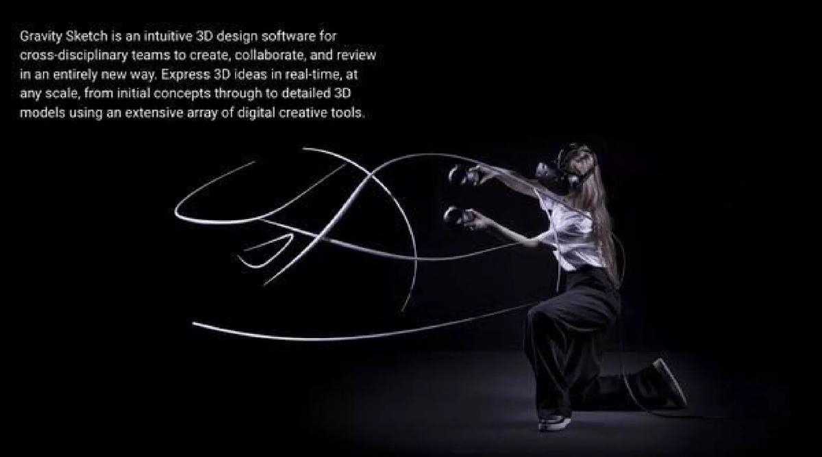 Gravity Sketch pitch deck slide 2 of 17