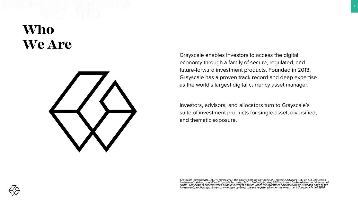 Grayscale pitch deck slide 2 of 15