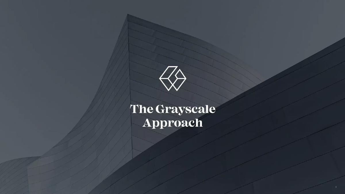 Grayscale pitch deck slide 4 of 15