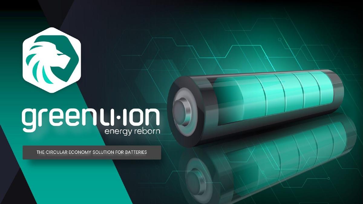 Green Li-ion pitch deck slide 1 of 13