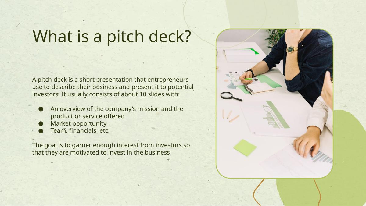 Greenery Palette (Slidesgo template) pitch deck slide 5 of 21