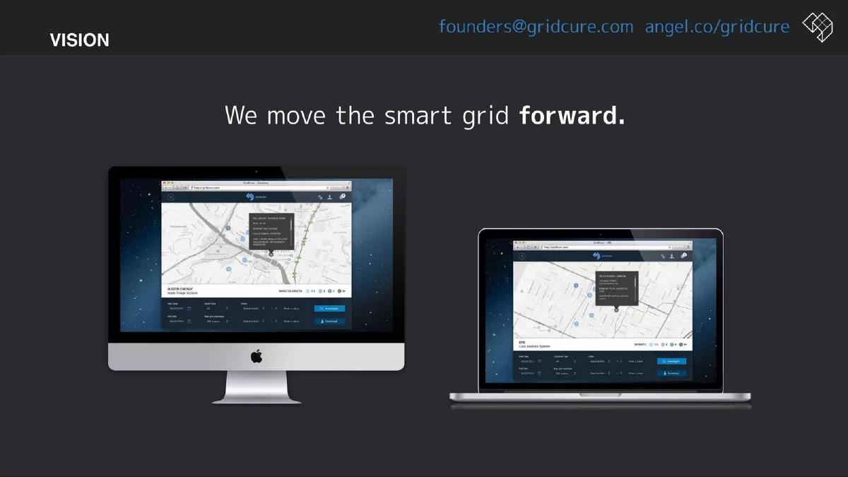 GridCure pitch deck slide 3 of 8