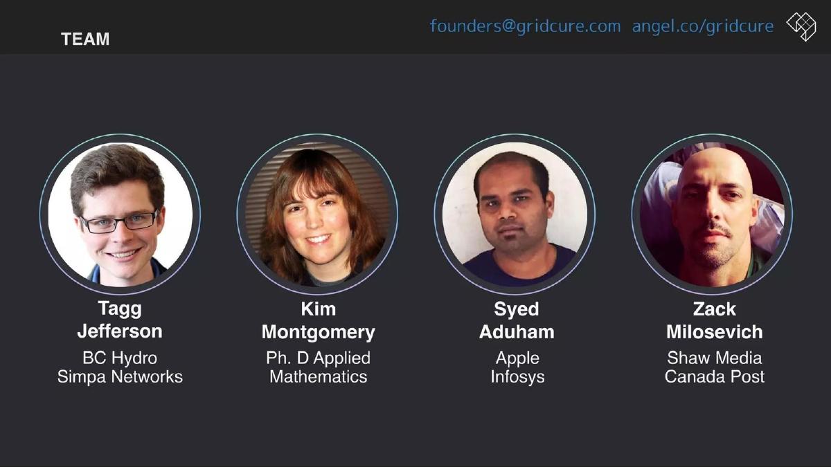 GridCure pitch deck slide 6 of 8