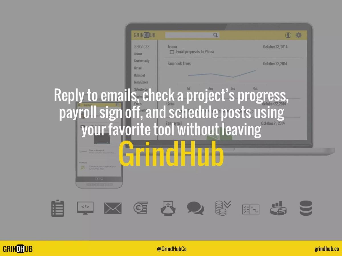 GrindHub Revitalized pitch deck slide 6 of 16