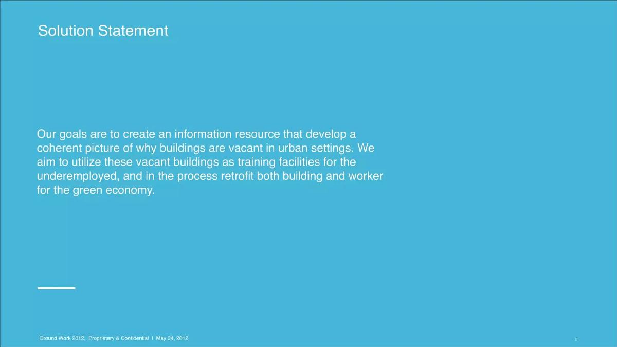 GroundWORK pitch deck slide 5 of 18