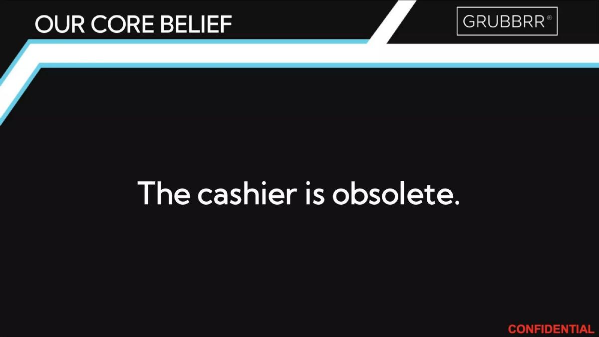 GRUBBRR pitch deck slide 2 of 23