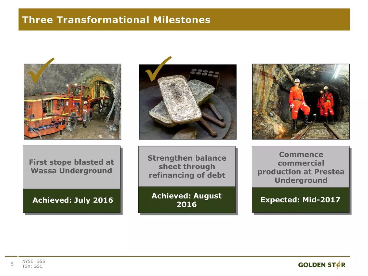 GSR (Golden Star Resources) pitch deck slide 5 of 32