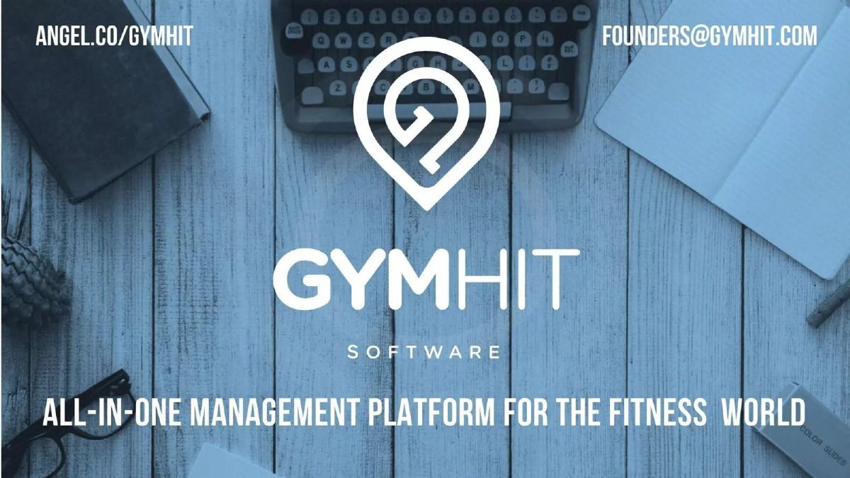 GymHit pitch deck slide 1 of 7