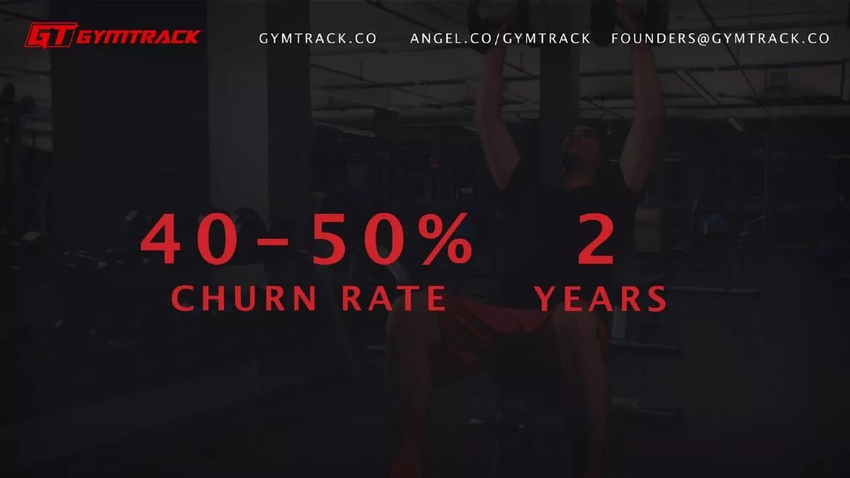 Gymtrack pitch deck slide 4 of 10