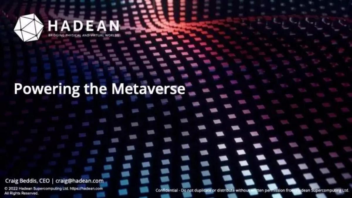 Hadean pitch deck slide 1 of 29