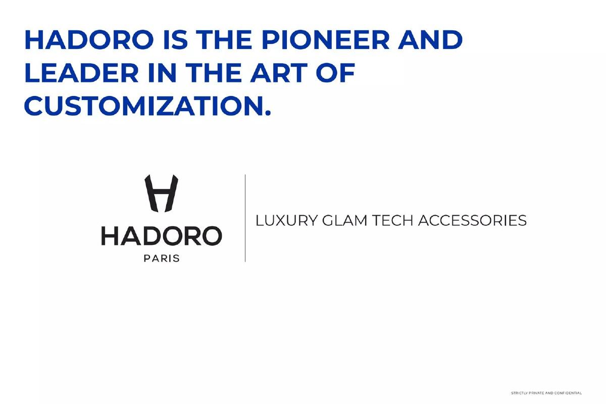 Hadoro Group pitch deck slide 5 of 22