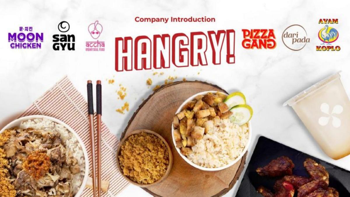 Hangry pitch deck slide 1 of 15