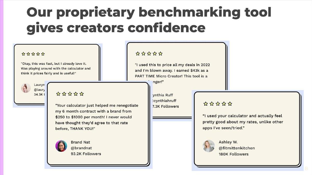 Hashtag Pay Me pitch deck slide 5 of 9