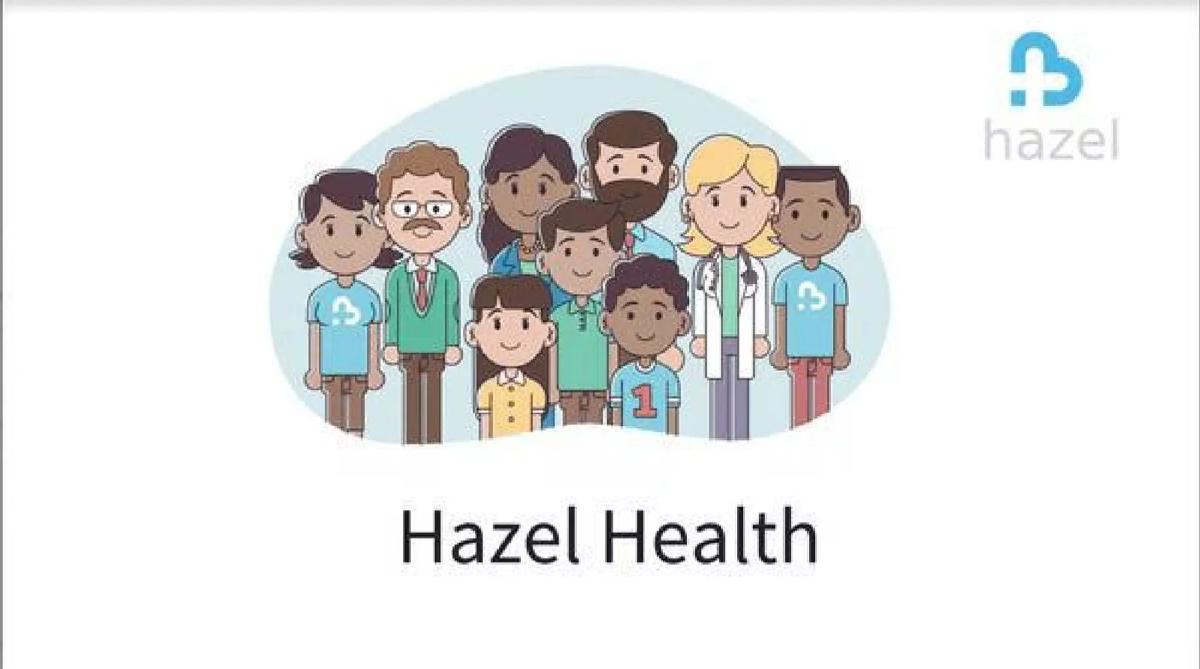 Hazel Health pitch deck slide 1 of 12