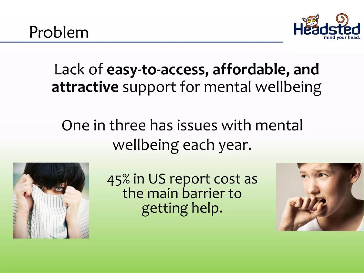 Headsted pitch deck slide 3 of 10