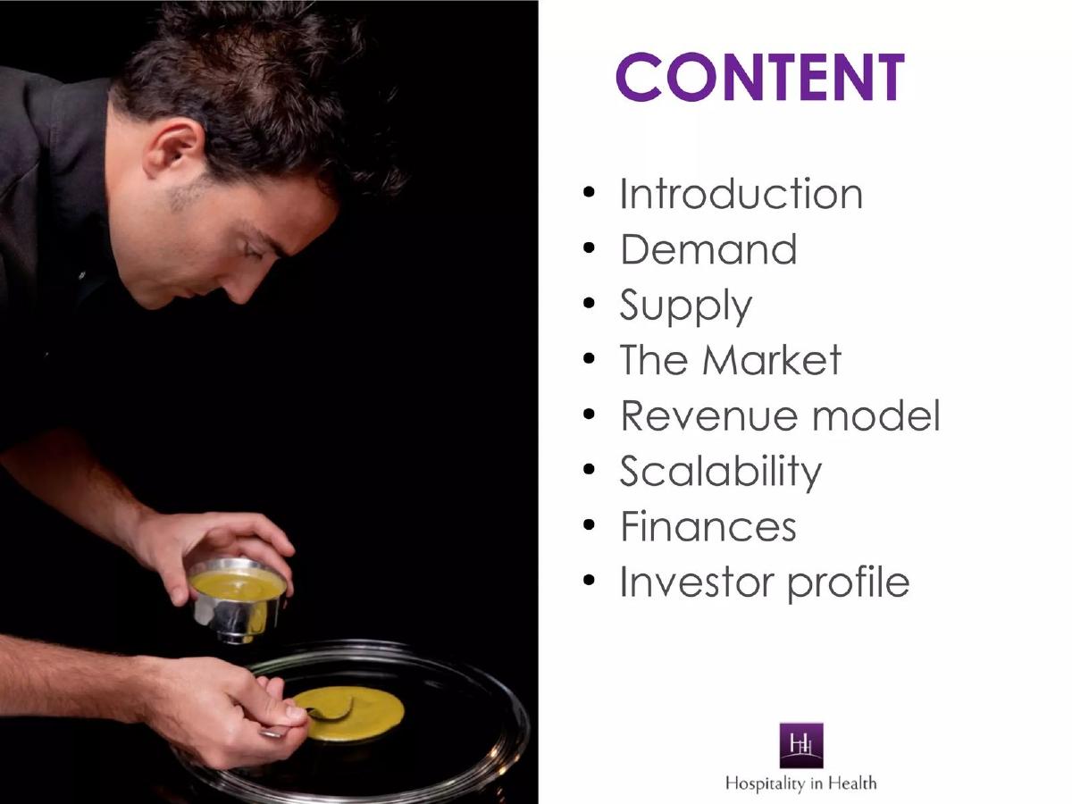 Health Cuisine pitch deck slide 3 of 39