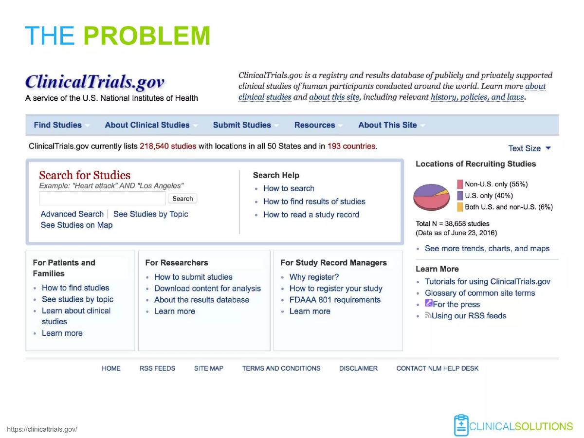 ClinicalSolutions (ClinicalSolutions.io) pitch deck slide 3 of 19