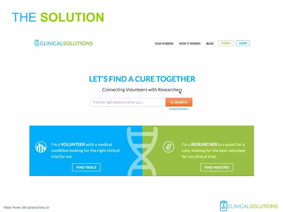 ClinicalSolutions (ClinicalSolutions.io) pitch deck slide 4 of 19