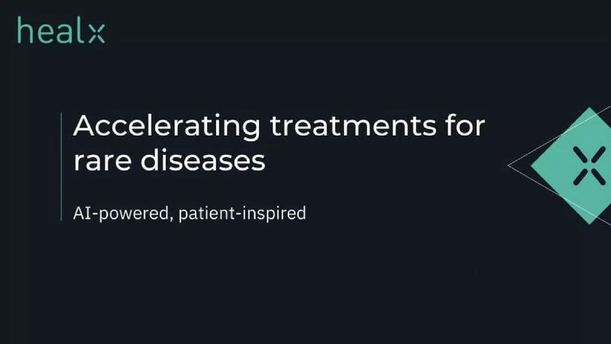 Healx pitch deck slide 1 of 15