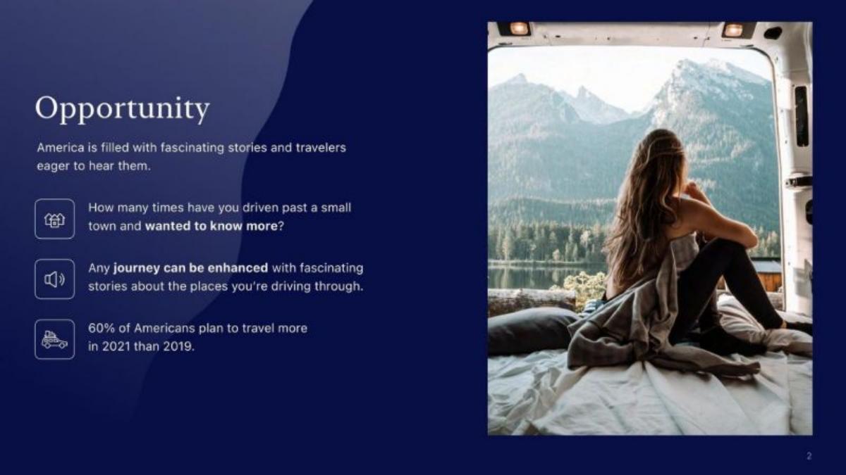 HearHere pitch deck slide 2 of 16
