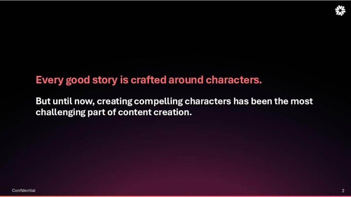 Hedra pitch deck slide 2 of 9