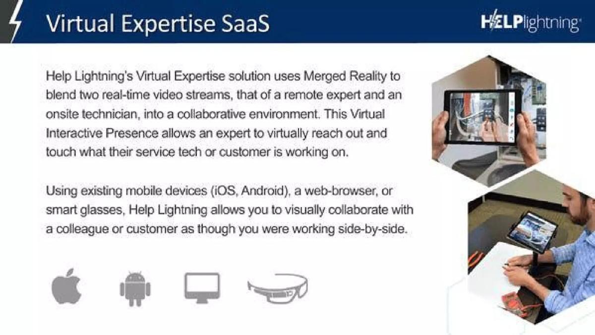 Help Lightning pitch deck slide 2 of 9