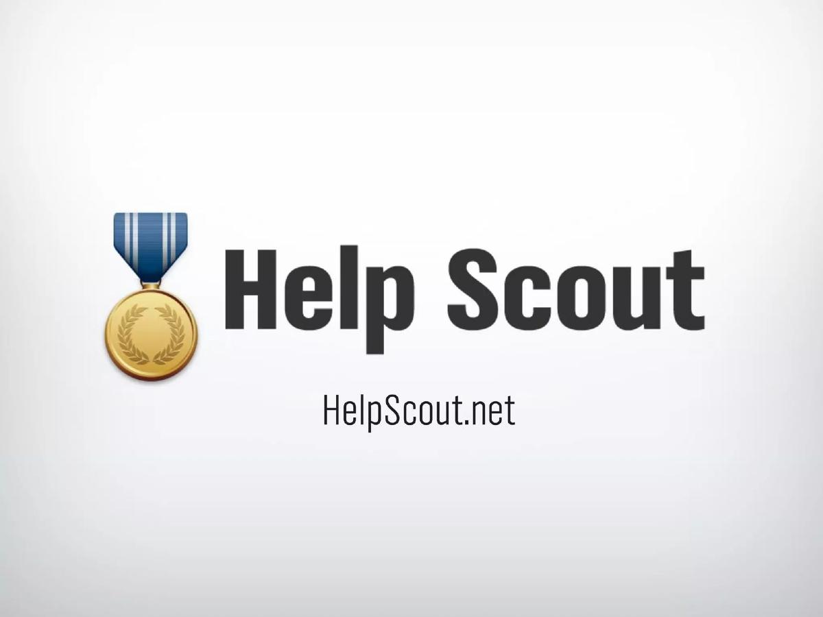 Help Scout pitch deck slide 1 of 22